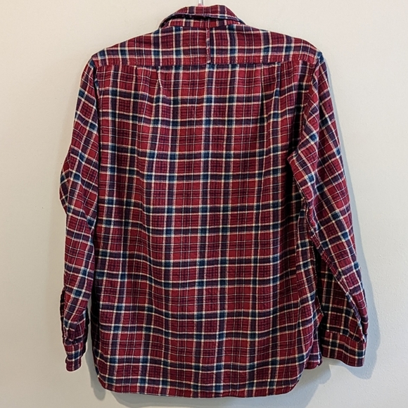 Cacharel Wool Blend Plaid Shirt - Picture 3 of 4